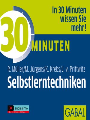 cover image of 30 Minuten Selbstlerntechniken